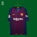 Barcelona 2018-2019 hjemme tr&oslash;je Nike i st&oslash;rrelse M med Lionel Messi p&aring; ryggen 4491 FOTO 2