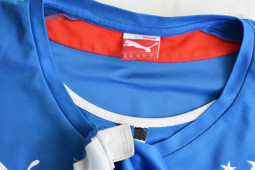 Glasgow Rangers 2013-2014 domowa koszulka Puma w rozmiarze XL z Lee Wallace na plecach 4839 ZDJECIE