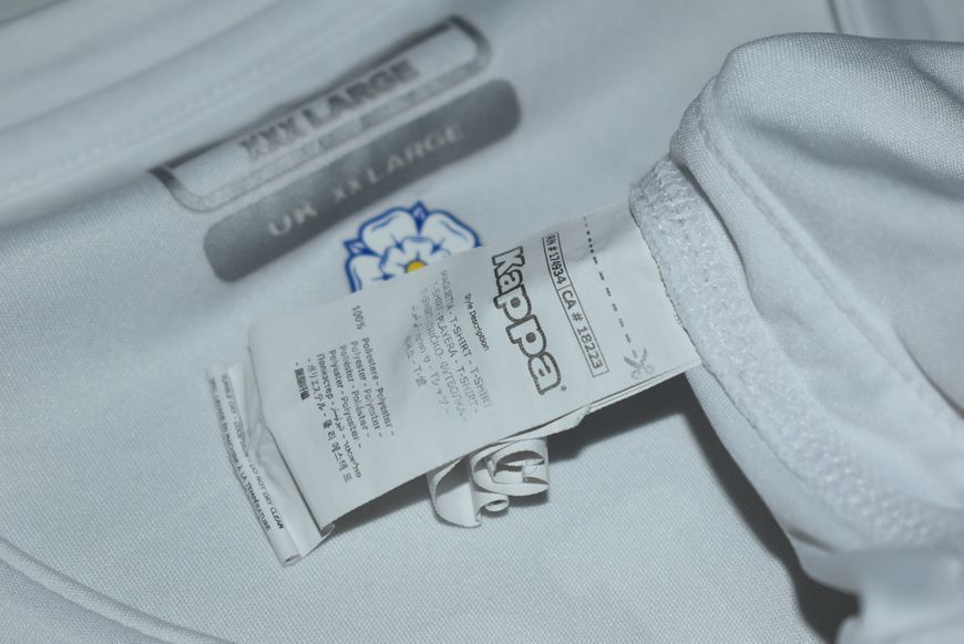 Leeds United 2018-2019 domowa koszulka Kappa w rozmiarze XL/XXL (62x79cm) z Mateuszem Klichem na plecach 4571 ZDJECIE
