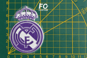 Real Madryt 2016-2017 Fioletowe Logo Klubu Termonadruk