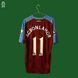 Aston Villa 2011-2012 home Nike shirt in size L with Gabriel Agbonlahor on the back 4767 PHOTO 1