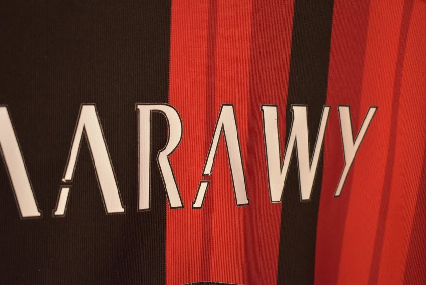 AC Milan 2014-2015 hjemmebanetr&oslash;je Adidas i st&oslash;rrelse M med Stephan El Shaarawy p&aring; ryggen 5053 FOTO