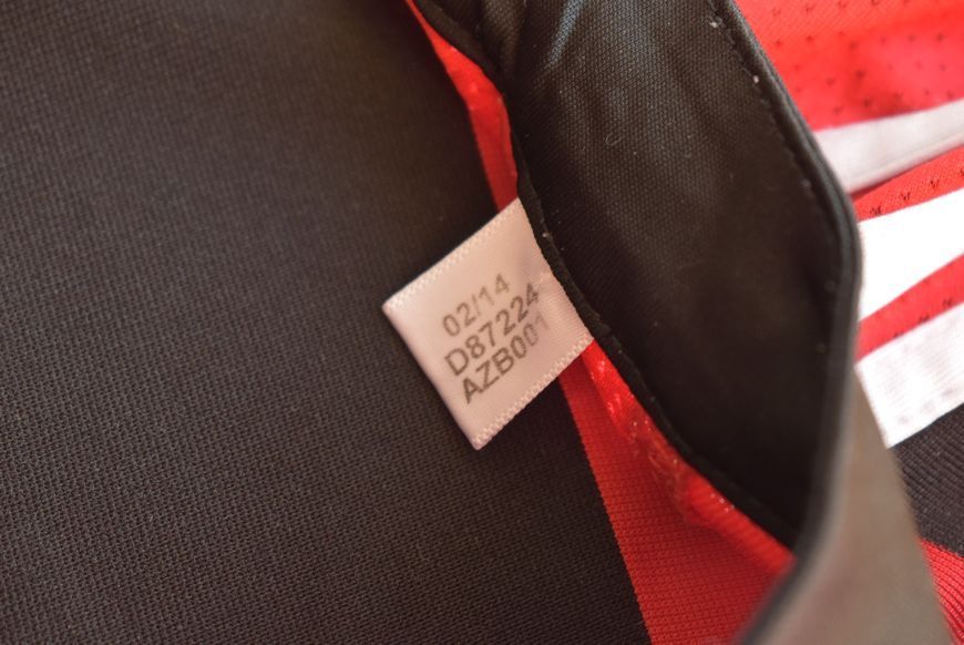 AC Milan 2014-2015 hjemmebanetr&oslash;je Adidas i st&oslash;rrelse M med Stephan El Shaarawy p&aring; ryggen 5053 FOTO