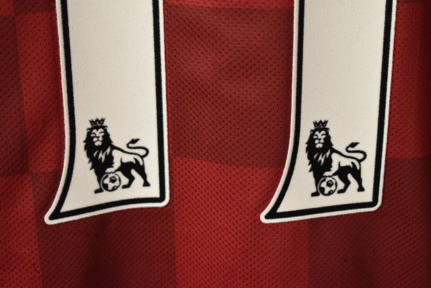 Aston Villa 2011-2012 home Nike shirt in size L with Gabriel Agbonlahor on the back 4767 PHOTO