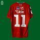 Nottingham Forest 2019-2020 home Macron shirt in size M with Matty Cash on the back 4621 PHOTO 1