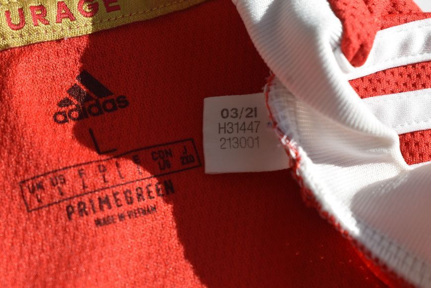 Manchester United 2021-2022 domowa koszulka Adidas w rozmiarze L z Cristiano Ronaldo na plecach 4719 ZDJECIE