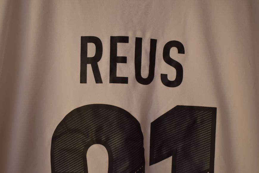 Niemcy EURO 2012 hjemmebanetr&oslash;je Adidas i st&oslash;rrelse S med Marco Reus p&aring; ryggen 5055 FOTO