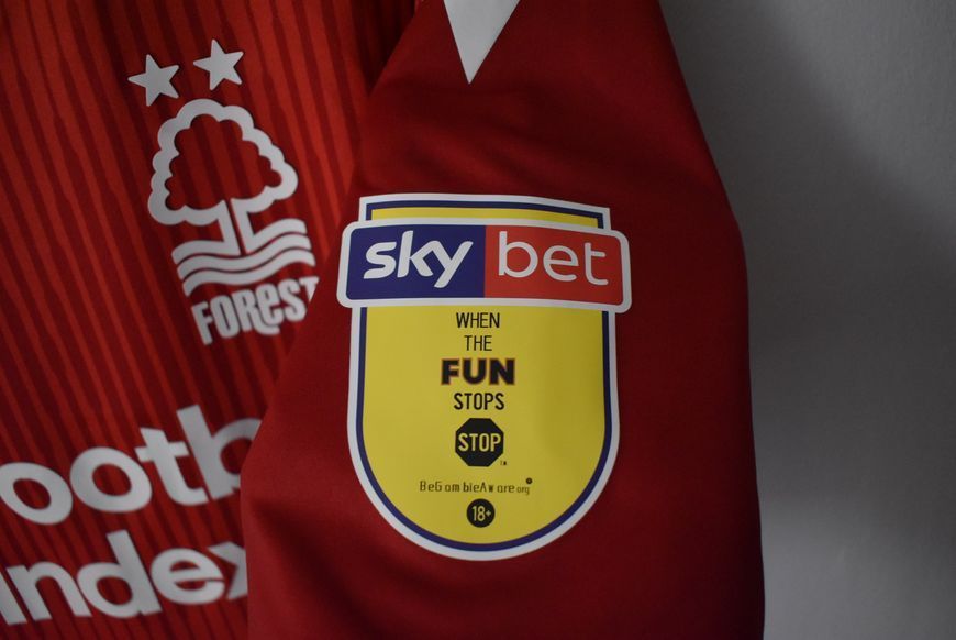 Nottingham Forest 2019-2020 home Macron shirt in size M with Matty Cash on the back 4621 PHOTO