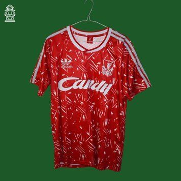 Liverpool 1989/1990/1991 home shirt official 2016 reproduction with number 8 on the back 4864 PHOTO