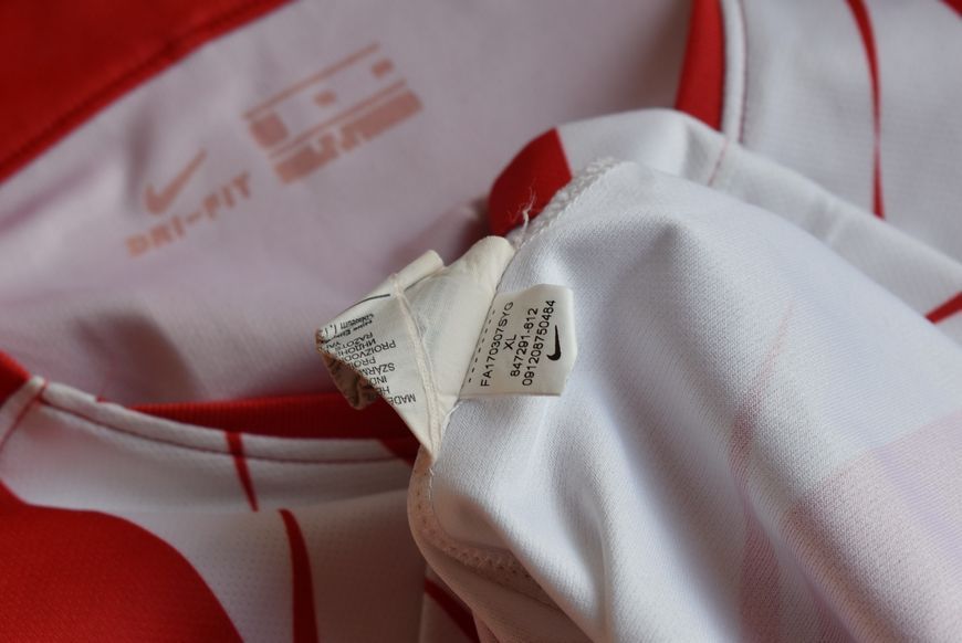 Atletico Madrid 2017-2018 hjemme tr&oslash;je Nike i st&oslash;rrelse XL med Antoine Griezmann p&aring; ryggen 4573 FOTO
