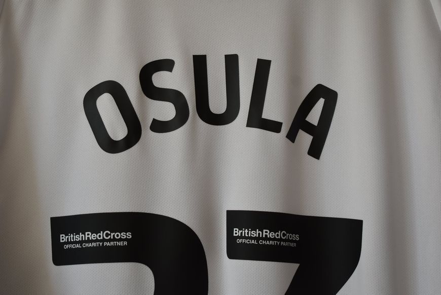 Derby County 2022-2023 domowa koszulka Umbro w rozmiarze XL z William Osula na plecach 4523 ZDJECIE