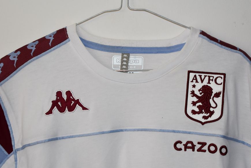 Aston Villa 2021-2022 training shirt Kappa in size L 4960 PHOTO