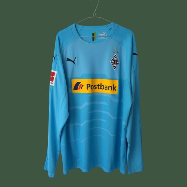 Borussia M&ouml;nchengladbach 2018-2019 goalkeeper shirt with long sleeves in size XXL with Yan Sommer on the back 5059 PHOTO