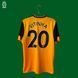 Wolverhampton Wanderers 2020-2021 domowa koszulka Adidas w rozmiarze M z Vitinha na plecach 4823 ZDJECIE 1