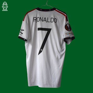 Manchester United 2022-2023 wyjazdowa koszulka Adidas w rozmiarze M z Cristiano Ronaldo na plecach 4626 ZDJECIE