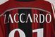 AC Milan 2014-2015 domowa koszulka Adidas w rozmiarze M z Cristian Zaccardo na plecach 5110 ZDJECIE 4