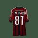 AC Milan 2014-2015 domowa koszulka Adidas w rozmiarze M z Cristian Zaccardo na plecach 5110 ZDJECIE 1