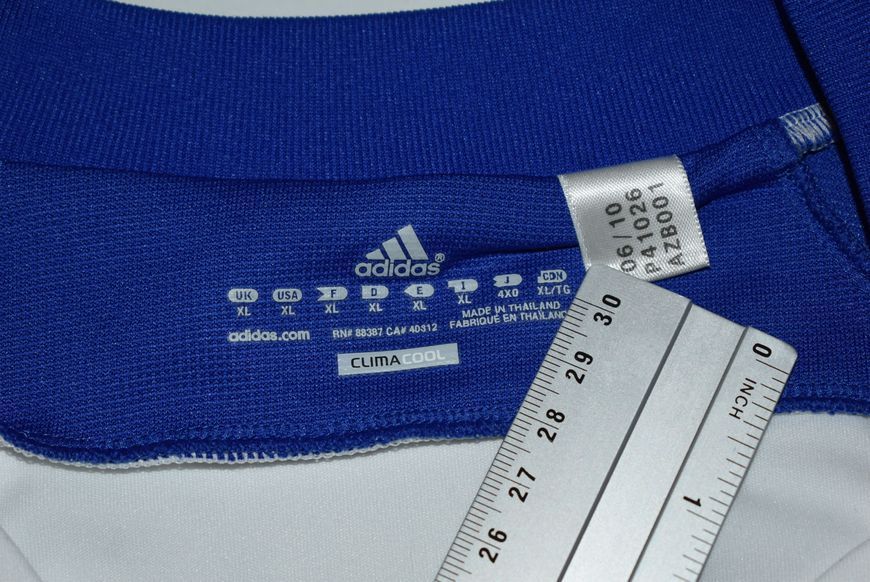 Finland 2010-2011 home retro Adidas shirt size XL with Jari Litmanen on the back 4475 PHOTO