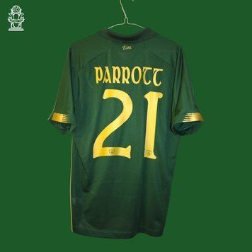 Irland 2020-2021 hjemmetr&oslash;je New Balance i st&oslash;rrelse M med Troy Parrott p&aring; ryggen 4775 FOTO