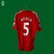 Liverpool 2008/2009/2010 domowa koszulka Adidas w rozmiarze M z Daniel Agger na plecach 4825 ZDJECIE 1