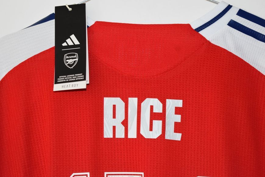 BNWT PLAYER ISSUE Arsenal 2024-2025 domowa koszulka Adidas w rozmiarze XXL z Declan Rice na plecach 4963 ZDJECIE
