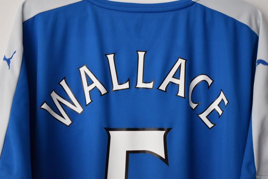 Glasgowa Rangers 2015-2016 domowa koszulka Puma w rozmiarze XXL z Lee Wallace na plecach 4840 ZDJECIE