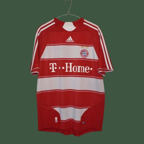 Bayern Munich 2007-2008 home shirt Adidas in size M with Franck Rib&eacute;ry on the back 5014 PHOTO