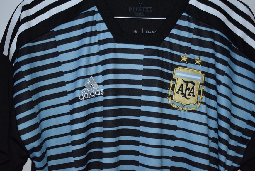 Argentyna 2018-2019 treningowa koszulka Adidas x Parley w rozmiarze M 4486 ZDJECIE