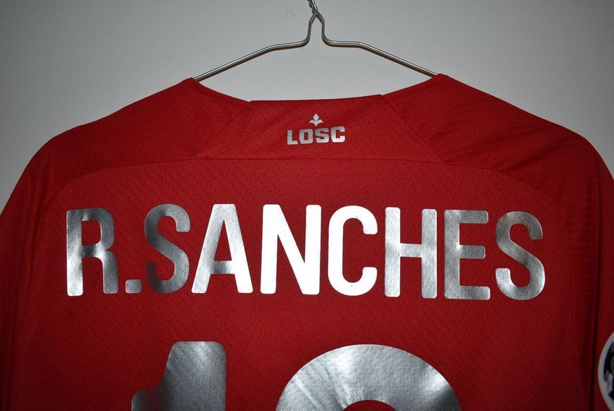Lille LOSC 2021-2022 domowa koszulka New Balance w rozmiarze L z Renato Sanches na plecach 4529 ZDJECIE