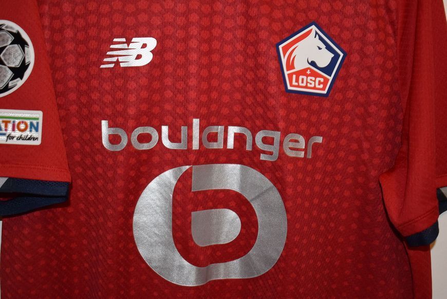 Lille LOSC 2021-2022 domowa koszulka New Balance w rozmiarze L z Renato Sanches na plecach 4529 ZDJECIE