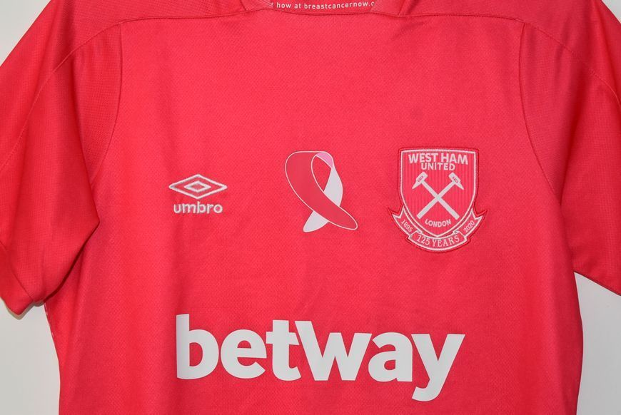 West Ham United (kvindehold) 2020-2021 specialudgave tr&oslash;je i damest&oslash;rrelse M med Alisha Lehmann p&aring; ryggen 4965 FOTO