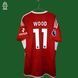 Nottingham Forrest 2023-2024 domowa koszulka Adidas w rozmiarze L z Chris Wood na plecach 4778 ZDJECIE 1