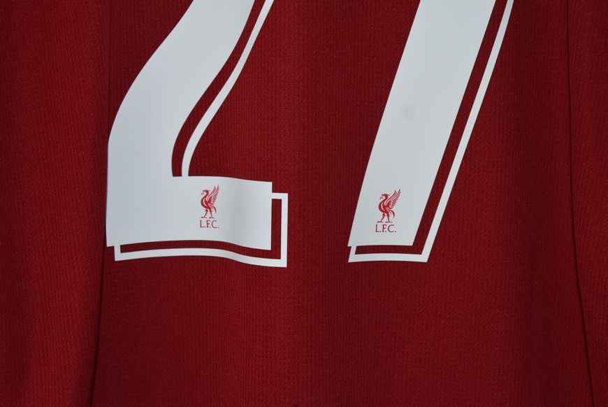 Liverpool 2018-2019 home shirt New Balance in size XL with Divock Origi on the back 4966 PHOTO