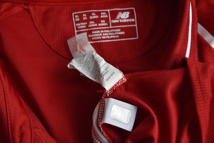 Liverpool 2018-2019 home shirt New Balance in size XL with Divock Origi on the back 4966 PHOTO