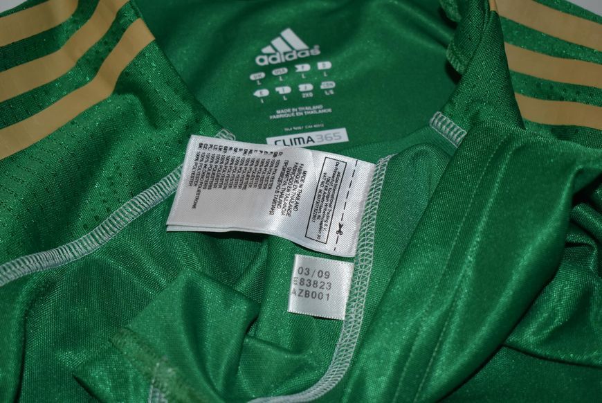 PLAYER ISSUE AS Saint-&Eacute;tienne 2009-2010 home retro long sleeve Adidas shirt size L with Dimitri Payet on the back 4530 PHOTO