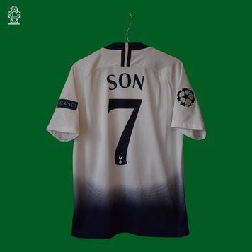 Tottenham Hotspur 2018-2019 domowa koszulka Nike w rozmiarze M z Heung-Min Son na plecach 4581 ZDJECIE
