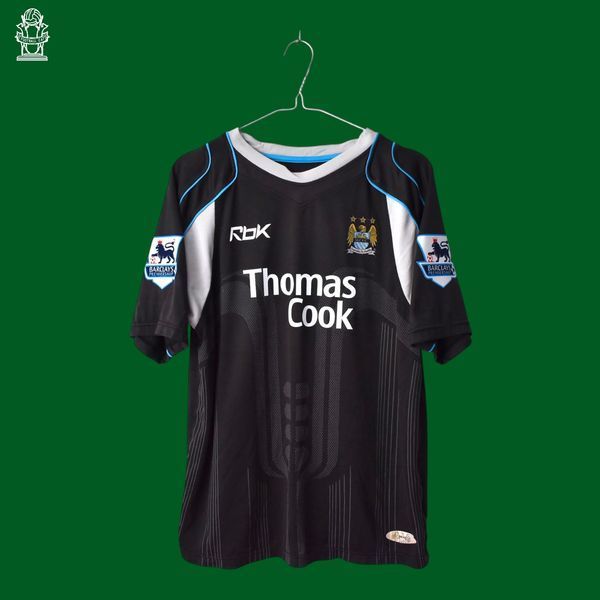 Manchester City 2006-2007 wyjazdowa koszulka Reebok w rozmiarze S/M (51x66cm) z Daniel Sturridge na plecach 4829 ZDJECIE