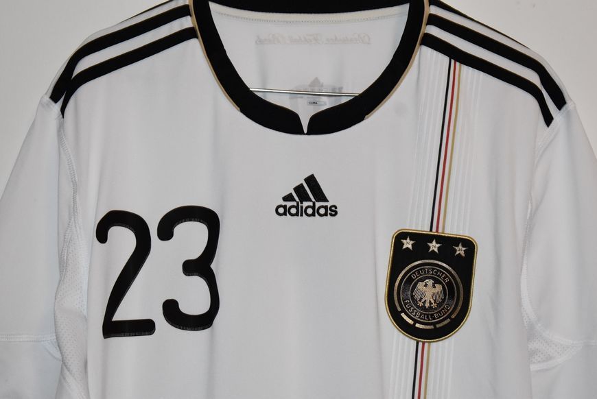 Niemcy MŚ 2010 domowa koszulka Adidas w rozmiarze L z Mario Gomez na plecach 5115 ZDJECIE