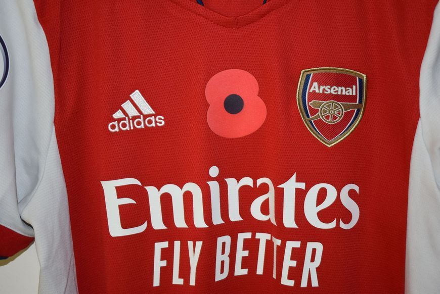 Arsenal 2021-2022 domowa koszulka Adidas w rozmiarze L z Bukayo Saka na plecach 4780 ZDJECIE