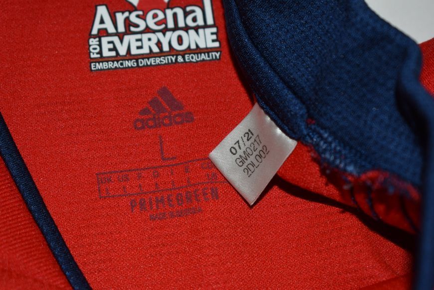 Arsenal 2021-2022 domowa koszulka Adidas w rozmiarze L z Bukayo Saka na plecach 4780 ZDJECIE