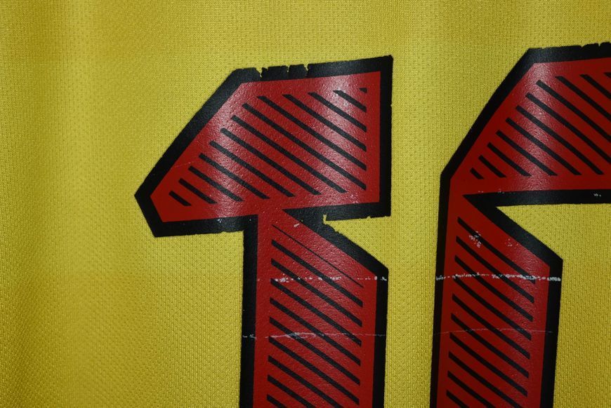 Barcelona SC (Ekwador) 2019 domowa koszulka Marathon w rozmiarze M z Dami&aacute;n &bdquo;Kitu&rdquo; D&iacute;az na plecach 4631 ZDJECIE