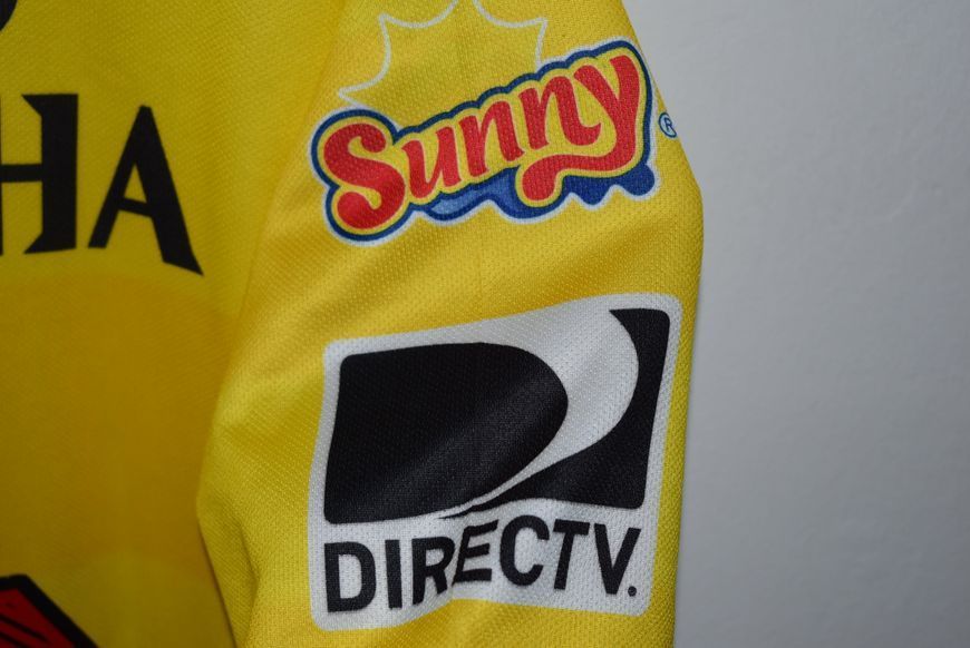 Barcelona SC (Ekwador) 2019 domowa koszulka Marathon w rozmiarze M z Dami&aacute;n &bdquo;Kitu&rdquo; D&iacute;az na plecach 4631 ZDJECIE
