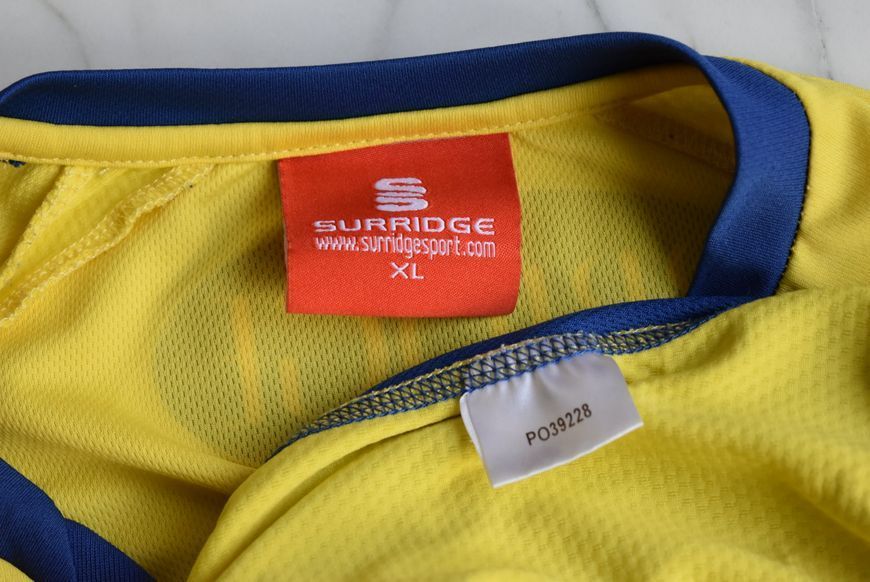 Bury FC 2012-2013 wyjazdowa koszulka Surridge w rozmiarze XL z Matt Doherty na plecach 4968 ZDJECIE