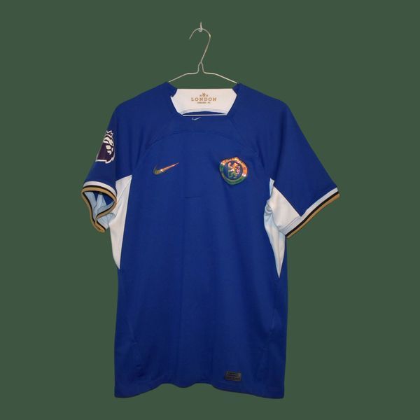 Chelsea 2023-2024 domowa koszulka Nike w rozmiarze S z Christopher Nkunku na plecach 5119 ZDJECIE