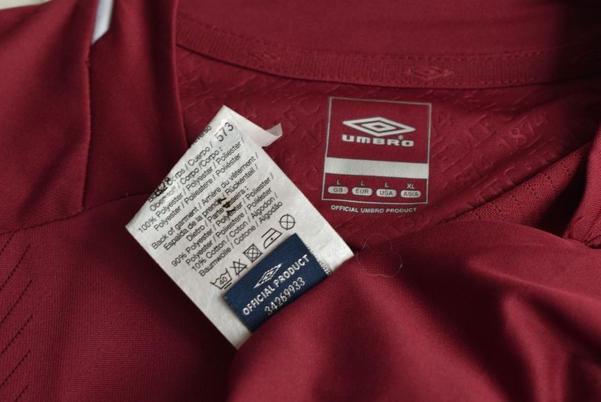 Heart of Midlothian 2008-2009 home shirt Umbro in size L with Mike Tullberg on the back 4833 PHOTO