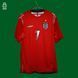 England EURO 2004 udebaneretrotr&oslash;je Umbro i st&oslash;rrelse L med David Beckham p&aring; ryggen 4536 FOTO 2