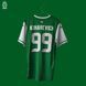 Hibernian 2024-2025 hjemmebanetr&oslash;je Joma i st&oslash;rrelse L med Mykola Kukharevych p&aring; ryggen 4834 FOTO 1