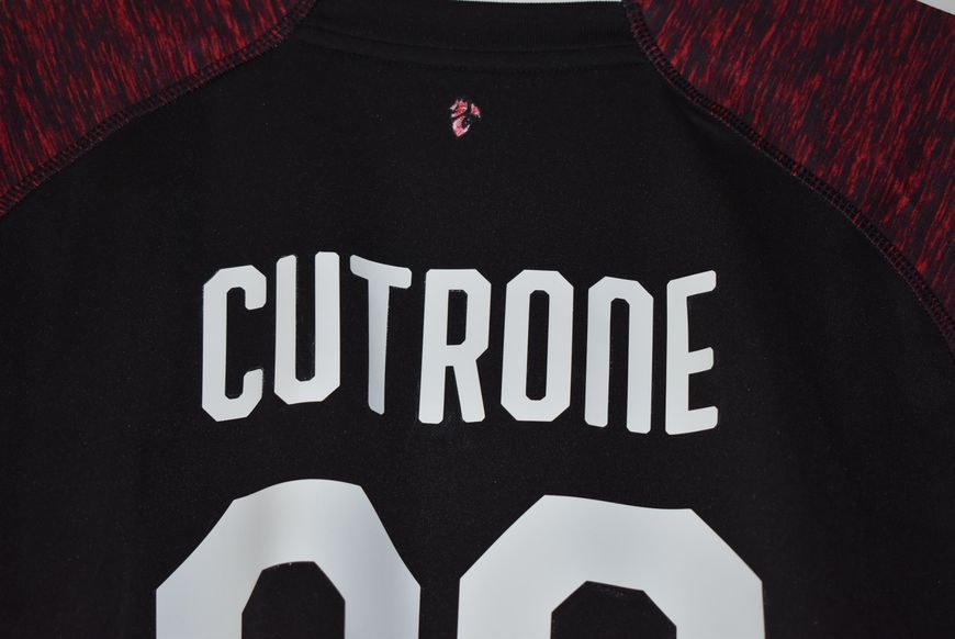 AC Milan 2018-2019 away shirt Puma in size M with Patrick Cutrone on the back 4972 PHOTO