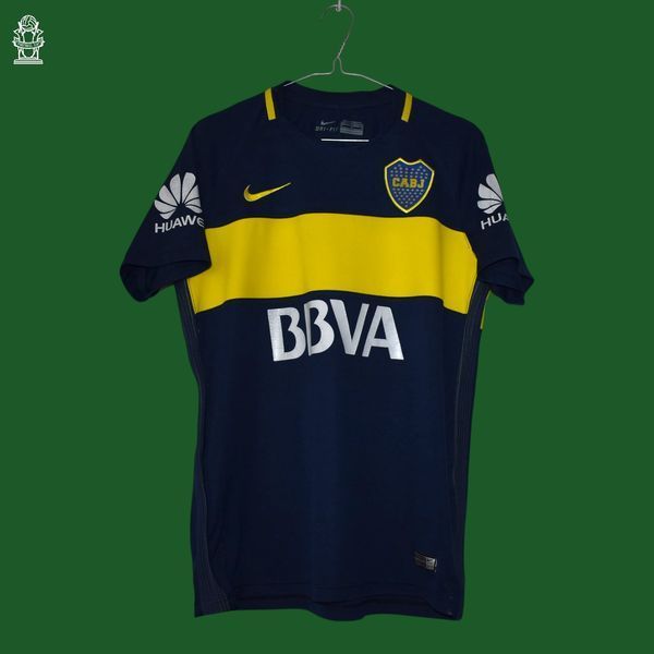 Boca Juniors 2016-2017 domowa koszulka Nike w rozmiarze M z Carlos Tevez na plecach 4973 ZDJECIE