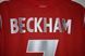 England EURO 2004 udebanetr&oslash;je retro Umbro i st&oslash;rrelse L med David Beckham p&aring; ryggen 4636 FOTO 5